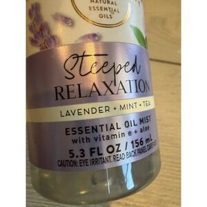 Bath Body Works Aromatherapy Relaxation Essential Oil Mist Lavender Mint Tea 5.3
